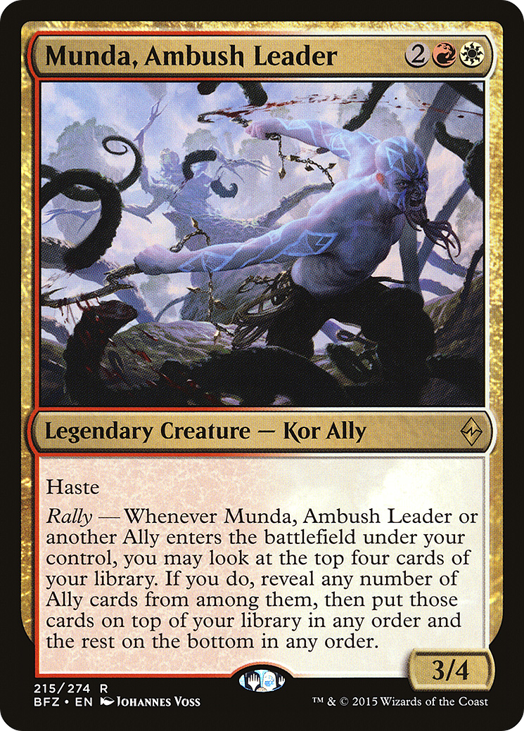 Munda, Ambush Leader (215) - Battle for Zendikar