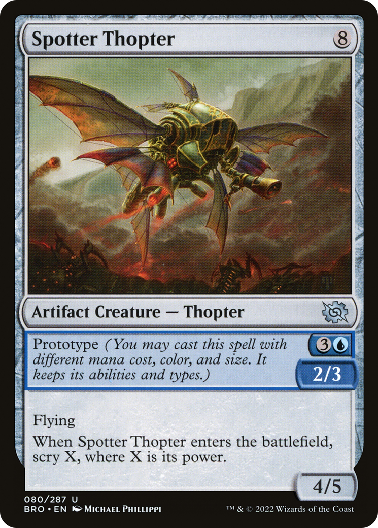 Spotter Thopter (080) Foil - The Brothers' War