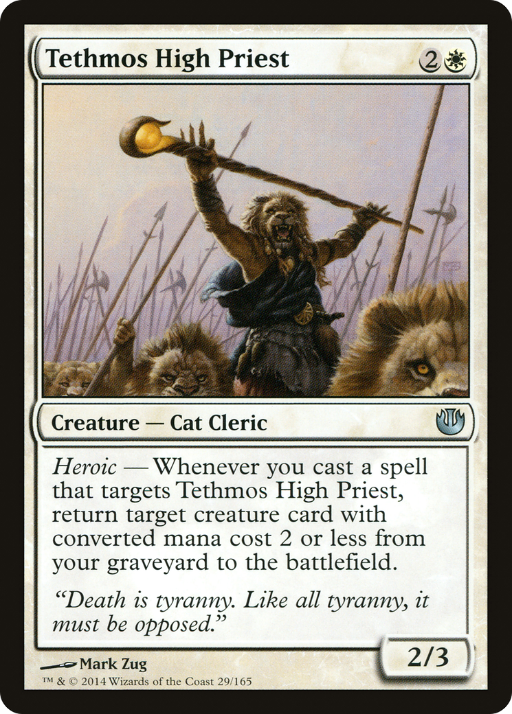 Tethmos High Priest (029) Foil - Journey into Nyx