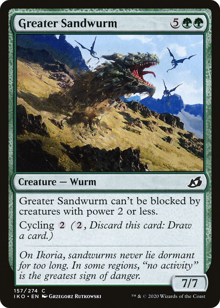 Greater Sandwurm (157) - Ikoria: Lair of Behemoths