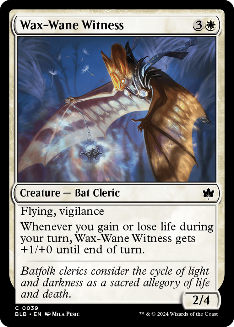 Wax-Wane Witness (039) Foil - Bloomburrow