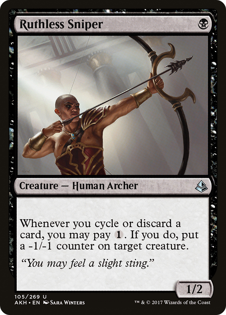 Ruthless Sniper (105) Foil - Amonkhet