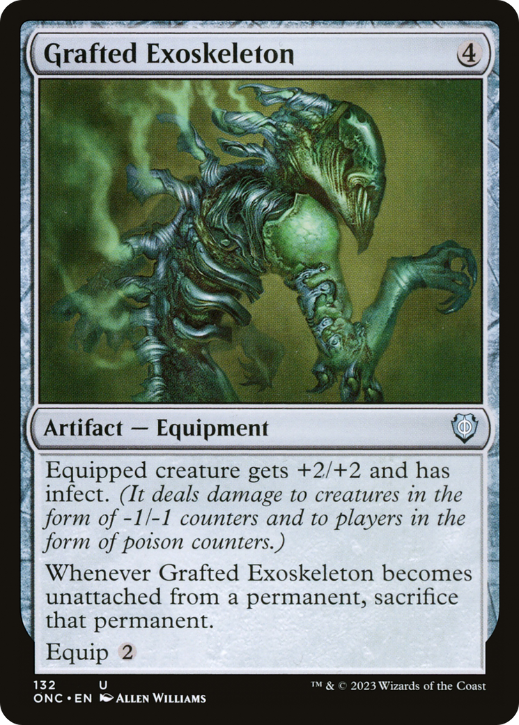 Grafted Exoskeleton (132) - Phyrexia: All Will Be One Commander