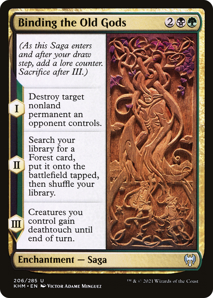 Binding the Old Gods (206) Foil - Kaldheim