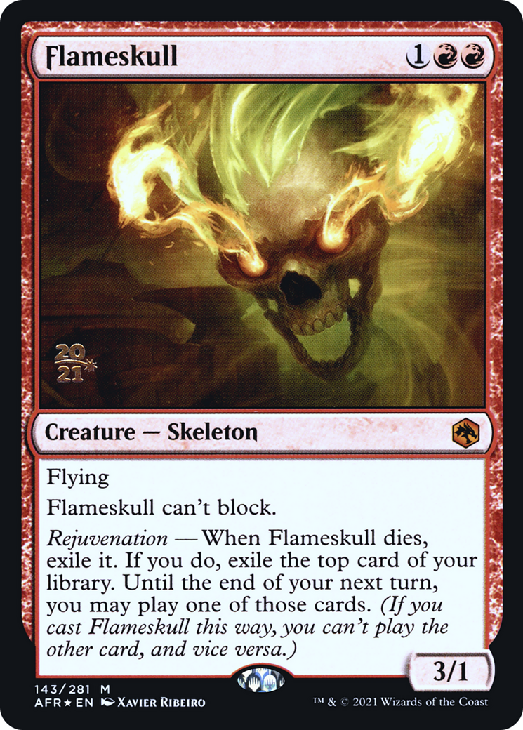 Flameskull (143) Foil - Adventures in the Forgotten Realms Promos