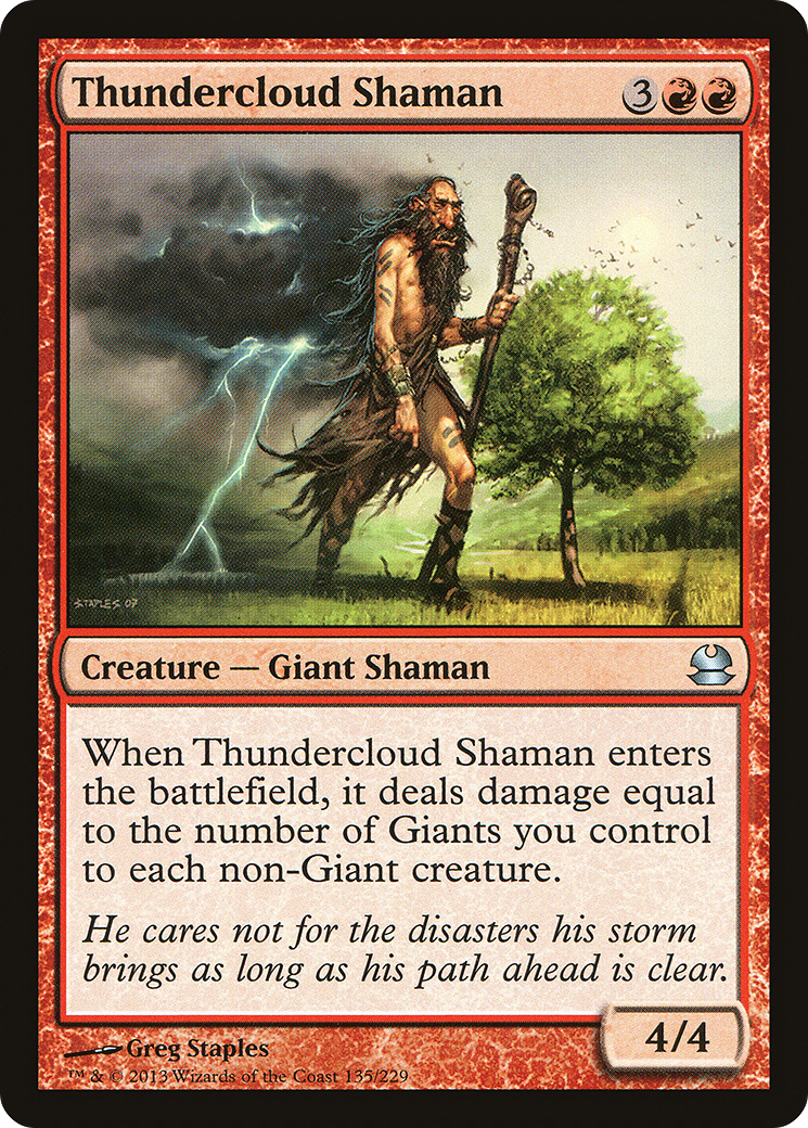Thundercloud Shaman (135) Foil - Modern Masters