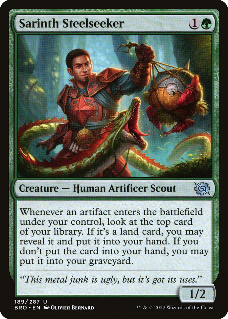 Sarinth Steelseeker (189) Foil - The Brothers' War