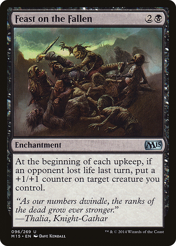Feast on the Fallen (096) Foil - Magic 2015