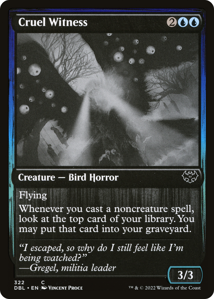 Cruel Witness (322) - Innistrad: Double Feature