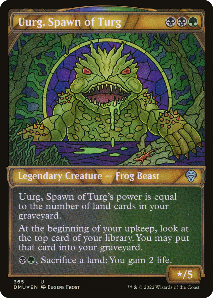 Uurg, Spawn of Turg (Textured Foil) (Showcase) (365) Foil - Dominaria United