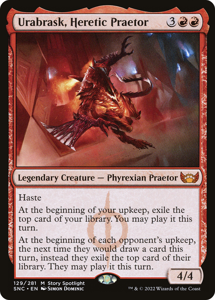 Urabrask, Heretic Praetor (129) - Streets of New Capenna