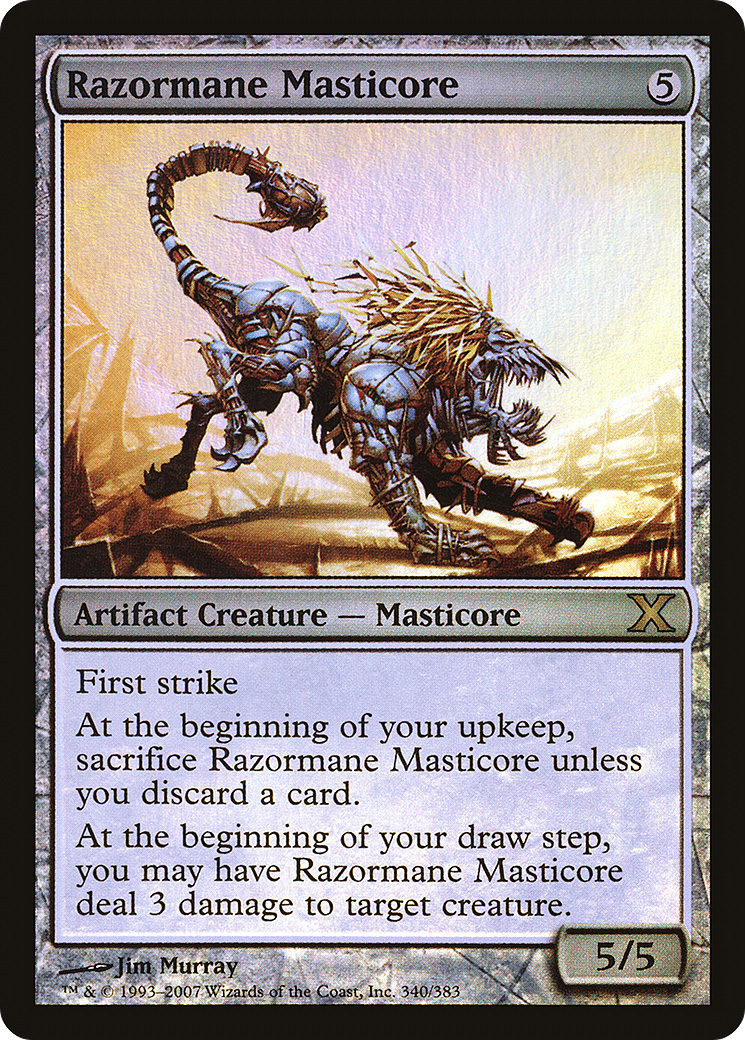 Razormane Masticore (340) Foil - Tenth Edition