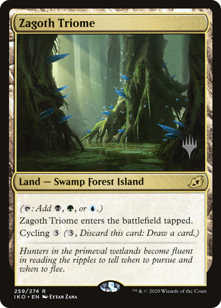 Zagoth Triome (259) Foil - Ikoria: Lair of Behemoths Promos