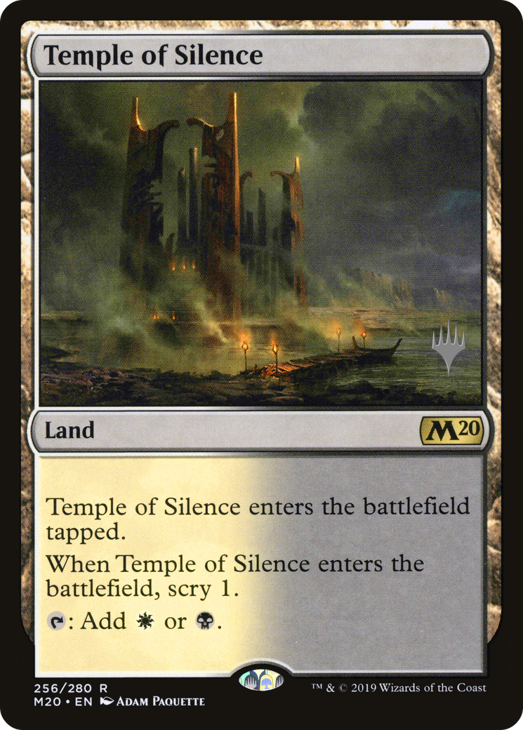 Temple of Silence (256) Foil - Core Set 2020 Promos