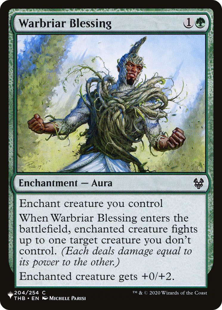 Warbriar Blessing (THB-204) - The List