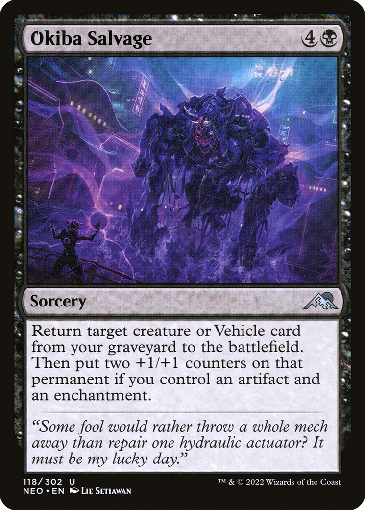 Okiba Salvage (118) Foil - Kamigawa: Neon Dynasty