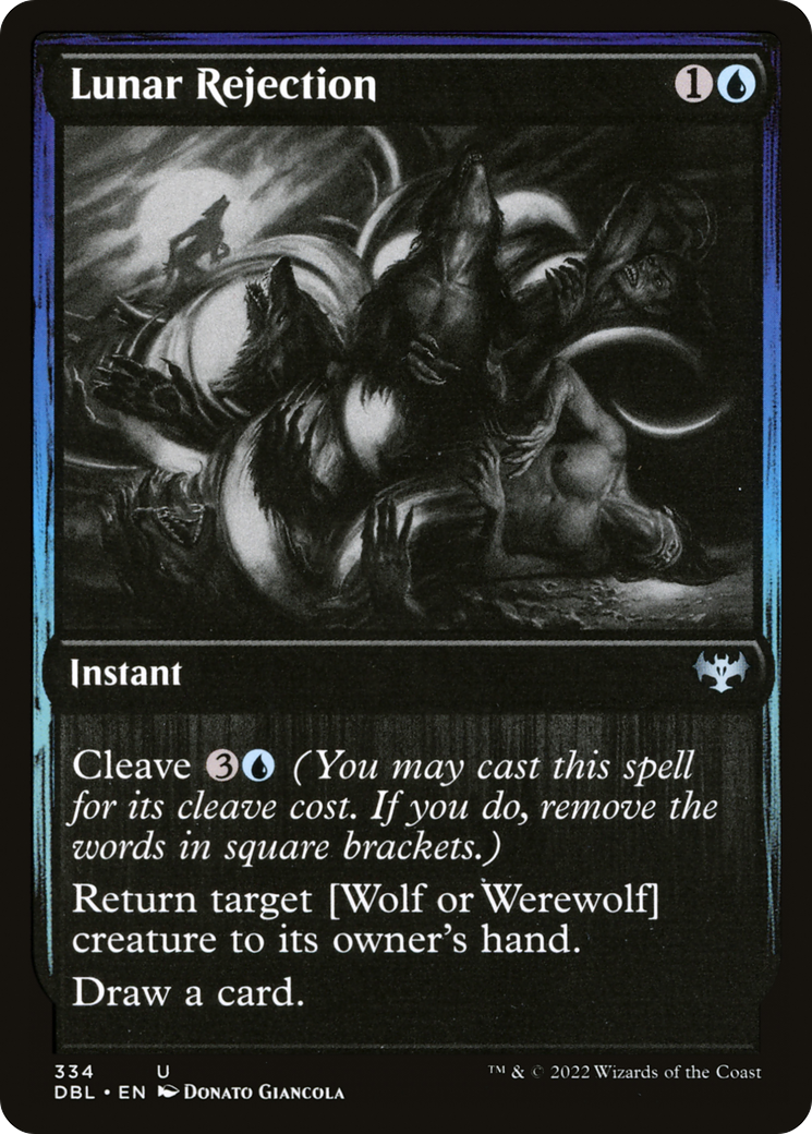 Lunar Rejection (334) Foil - Innistrad: Double Feature