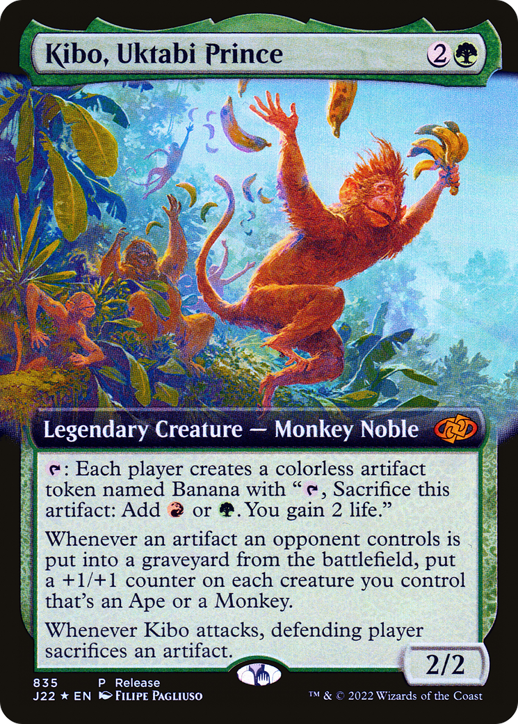 Kibo, Uktabi Prince (Extended Art) (835) Foil - Jumpstart 2022