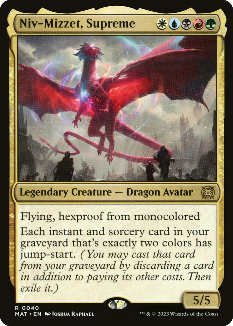 Niv-Mizzet, Supreme (040) Foil - March of the Machine: The Aftermath