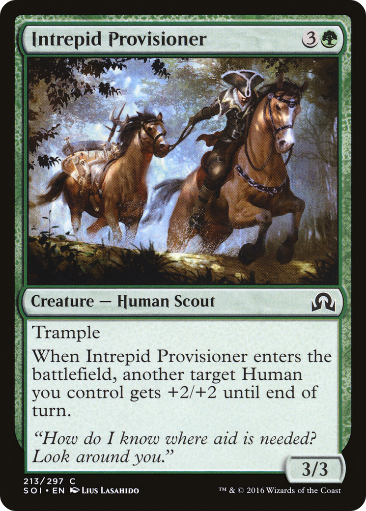 Intrepid Provisioner (213) Foil - Shadows over Innistrad