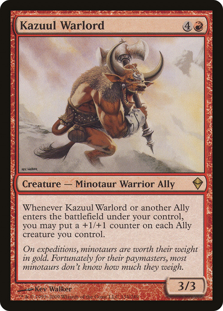 Kazuul Warlord (134) - Zendikar