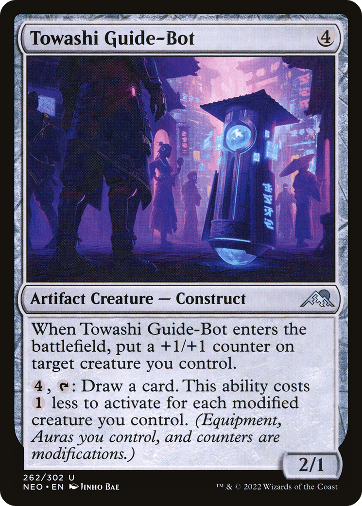 Towashi Guide-Bot (262) Foil - Kamigawa: Neon Dynasty