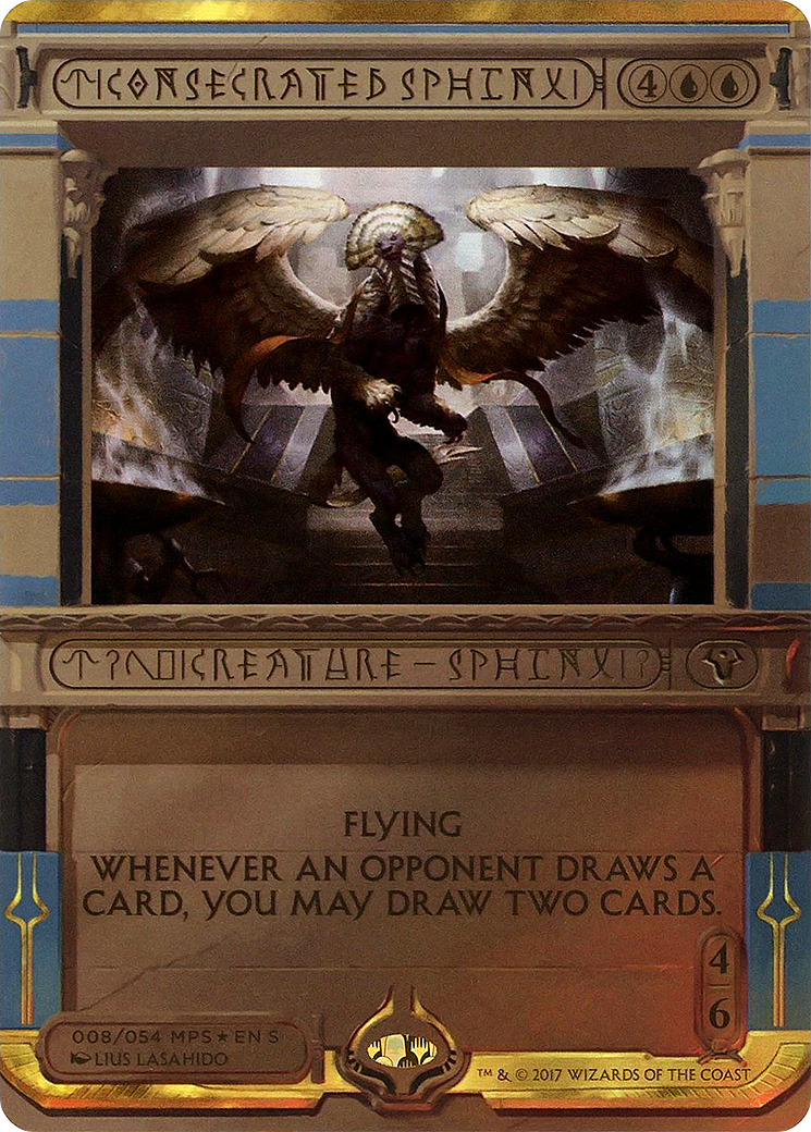Consecrated Sphinx (008) Foil - Amonkhet Invocations