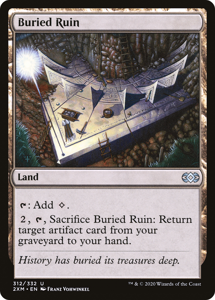 Buried Ruin (312) Foil - Double Masters