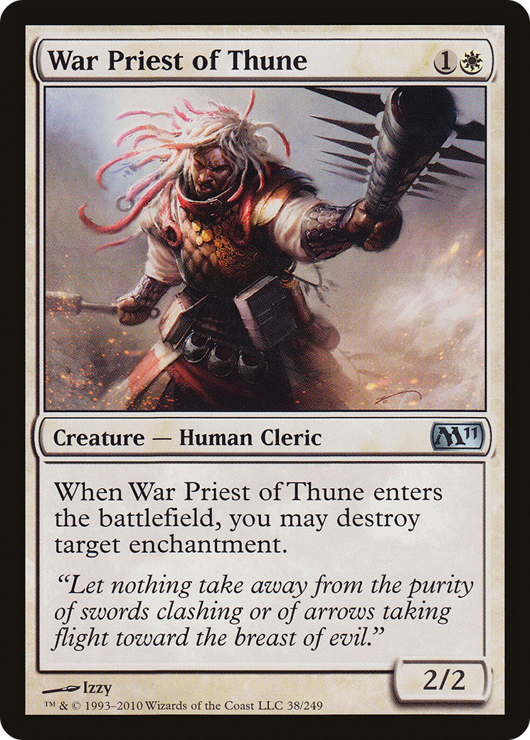War Priest of Thune (038) Foil - Magic 2011