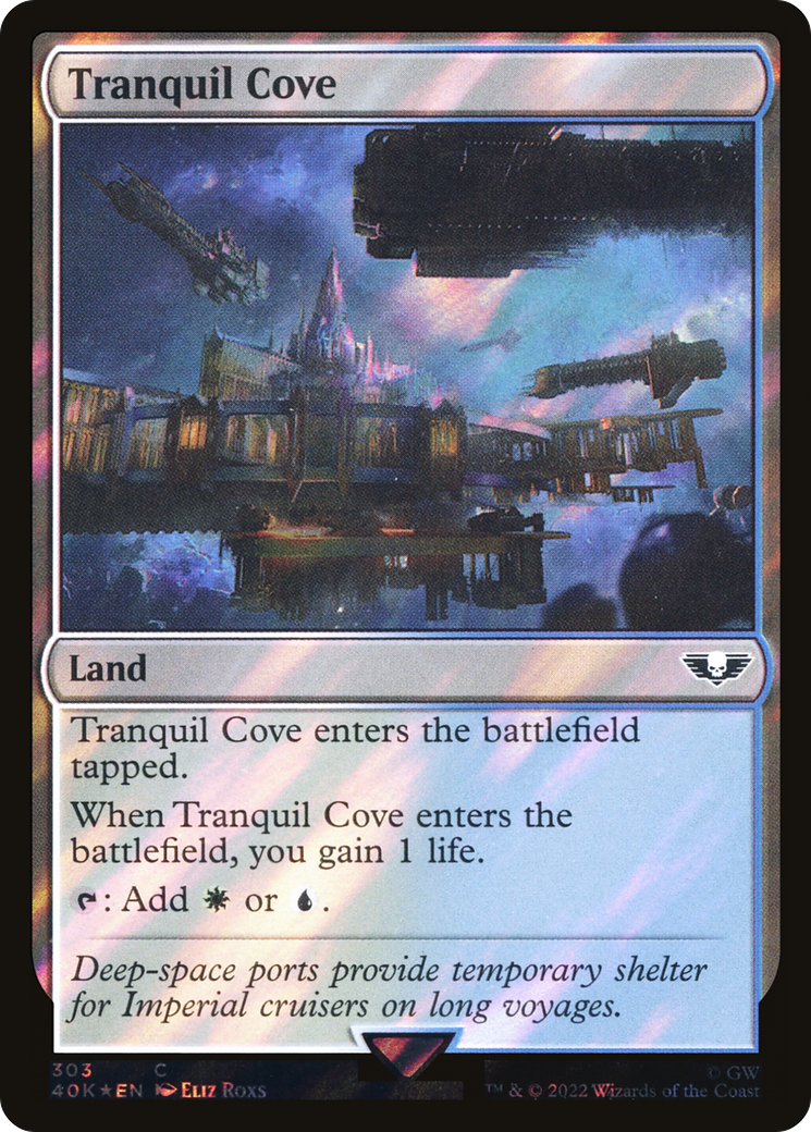 Tranquil Cove (303) Surge Foil - Warhammer 40,000 Commander