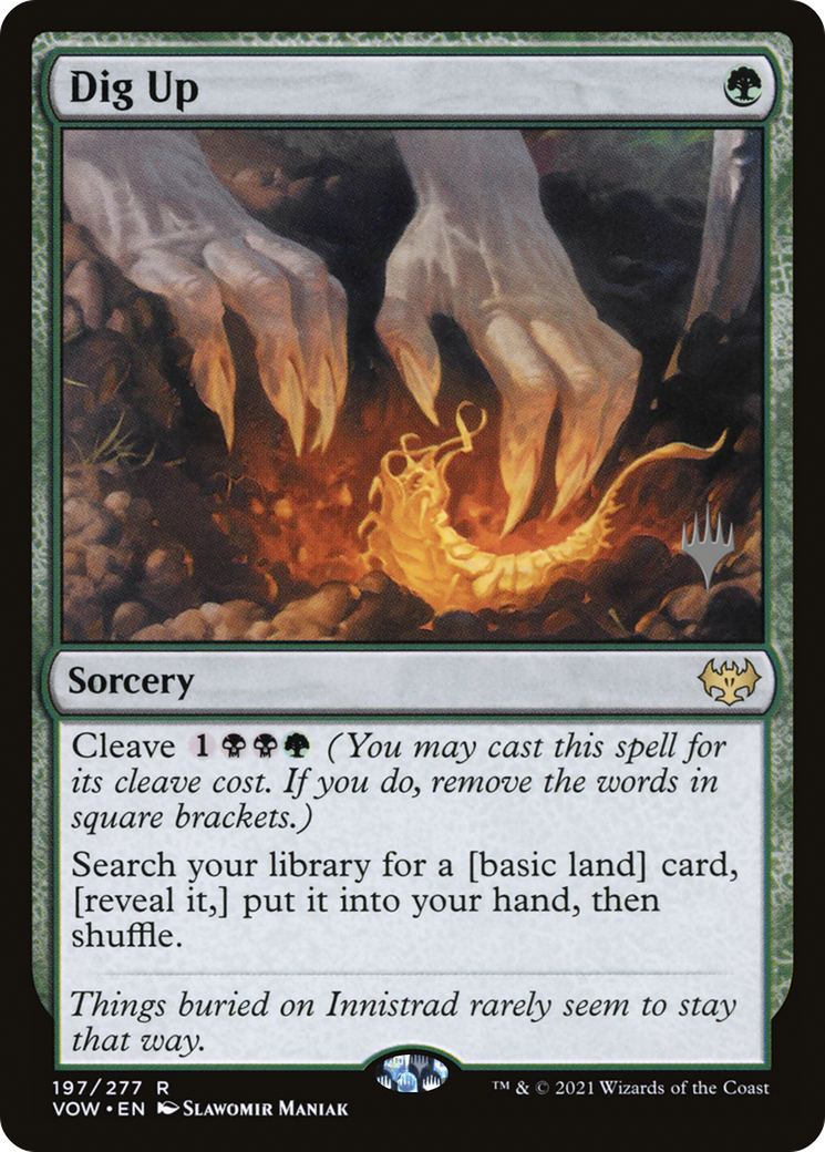 Dig Up (197) Foil - Innistrad: Crimson Vow Promos