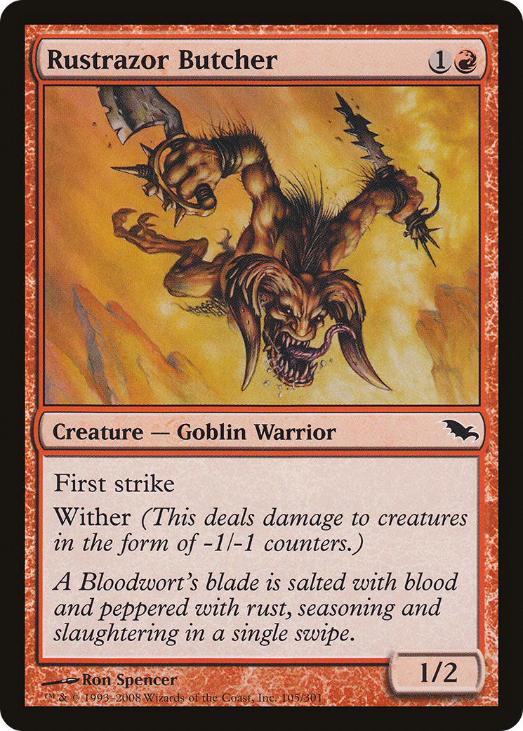Rustrazor Butcher (105) - Shadowmoor