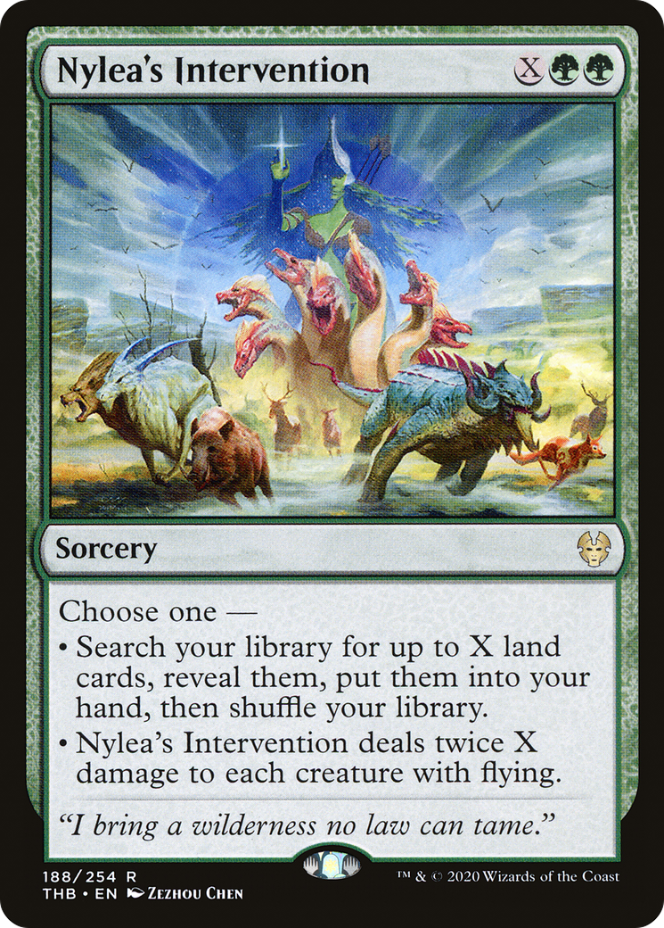 Nylea's Intervention (188) Foil - Theros Beyond Death