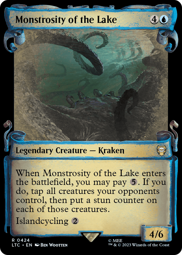 Monstrosity of the Lake (Showcase Scrolls) (Showcase) (424) Foil - Tales of Middle-earth Commander