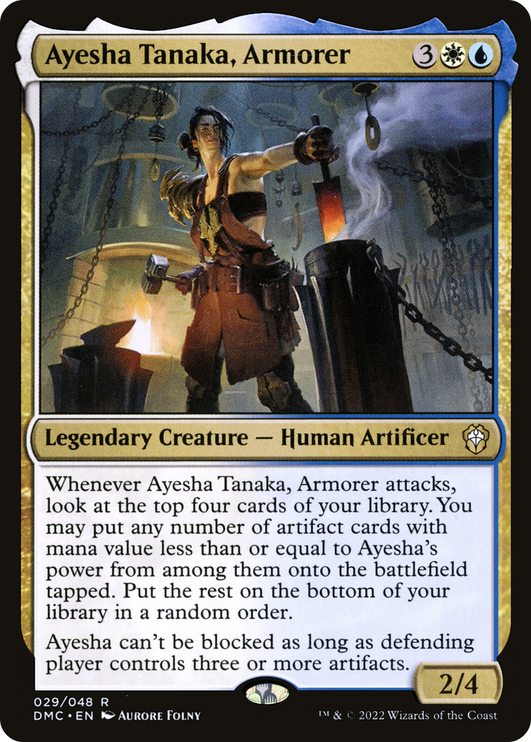 Ayesha Tanaka, Armorer (029) Foil - Dominaria United Commander