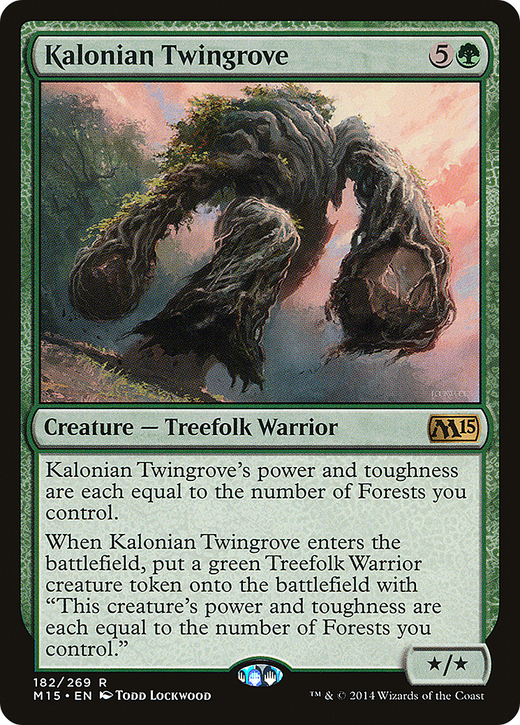 Kalonian Twingrove (182) Foil - Magic 2015