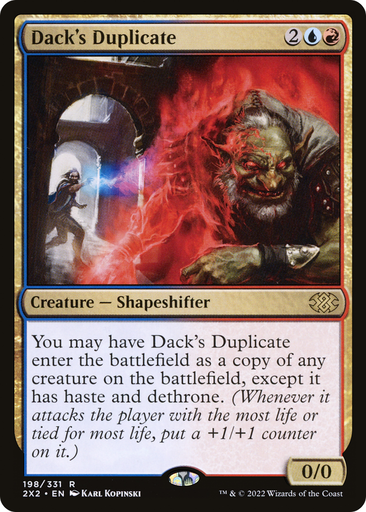 Dack's Duplicate (198) Foil - Double Masters 2022