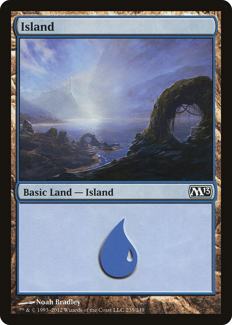 Island (235) Foil - Magic 2013