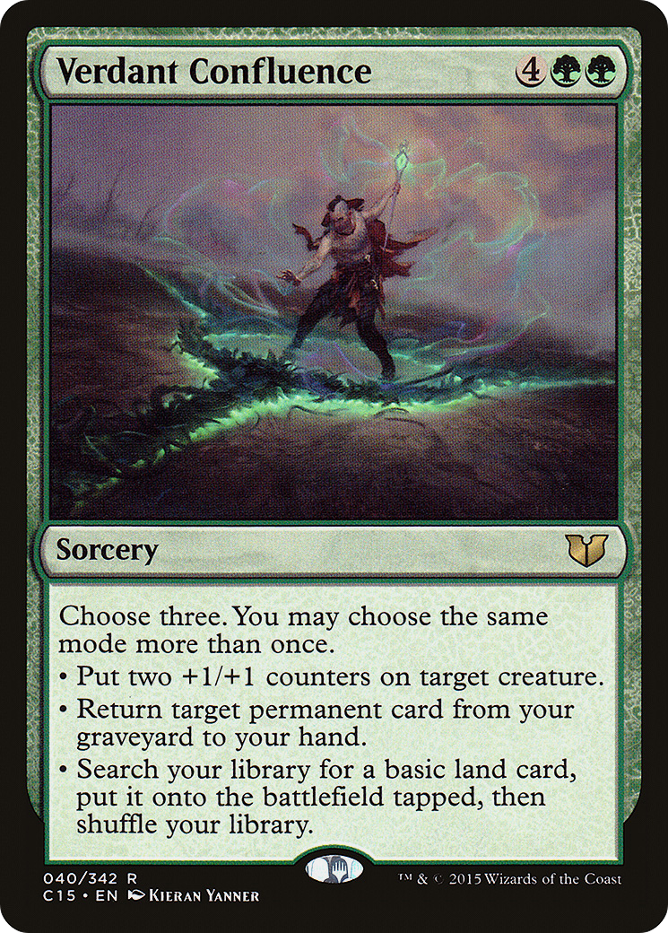 Verdant Confluence (040) - Commander 2015