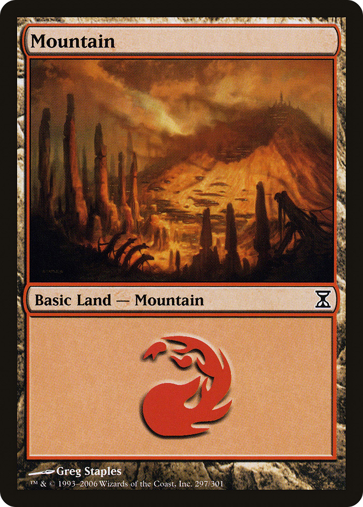 Mountain (297) Foil - Time Spiral