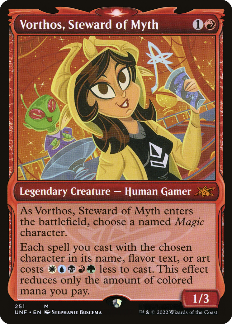 Vorthos, Steward of Myth (Showcase) (251) Foil - Unfinity