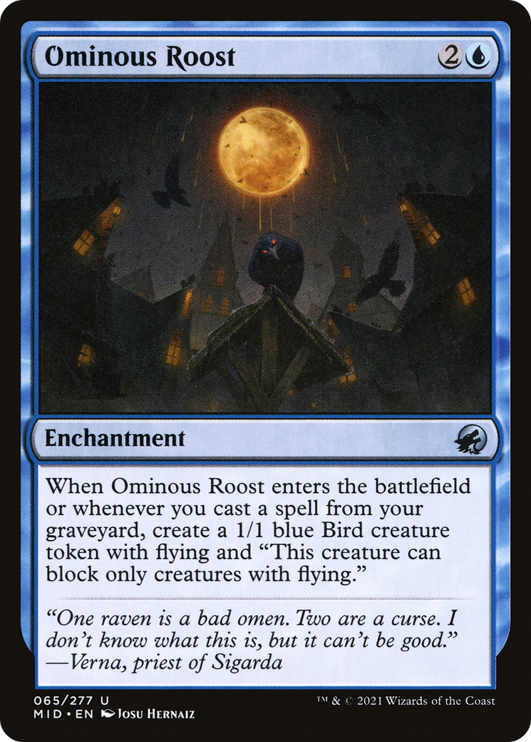 Ominous Roost (065) Foil - Innistrad: Midnight Hunt