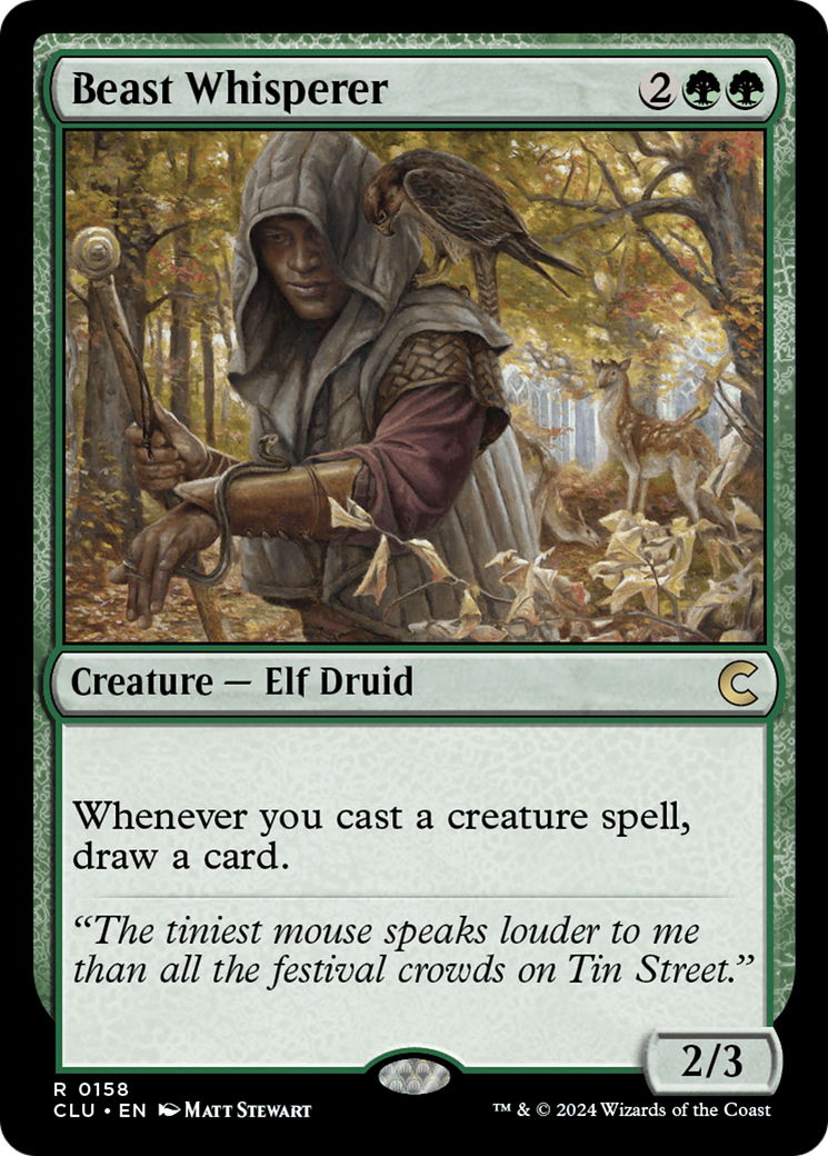 Beast Whisperer (158) - Ravnica: Clue Edition