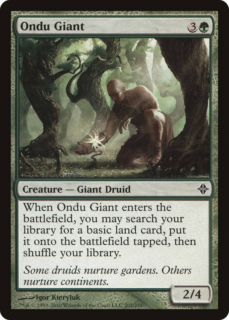 Ondu Giant (202) Foil - Rise of the Eldrazi