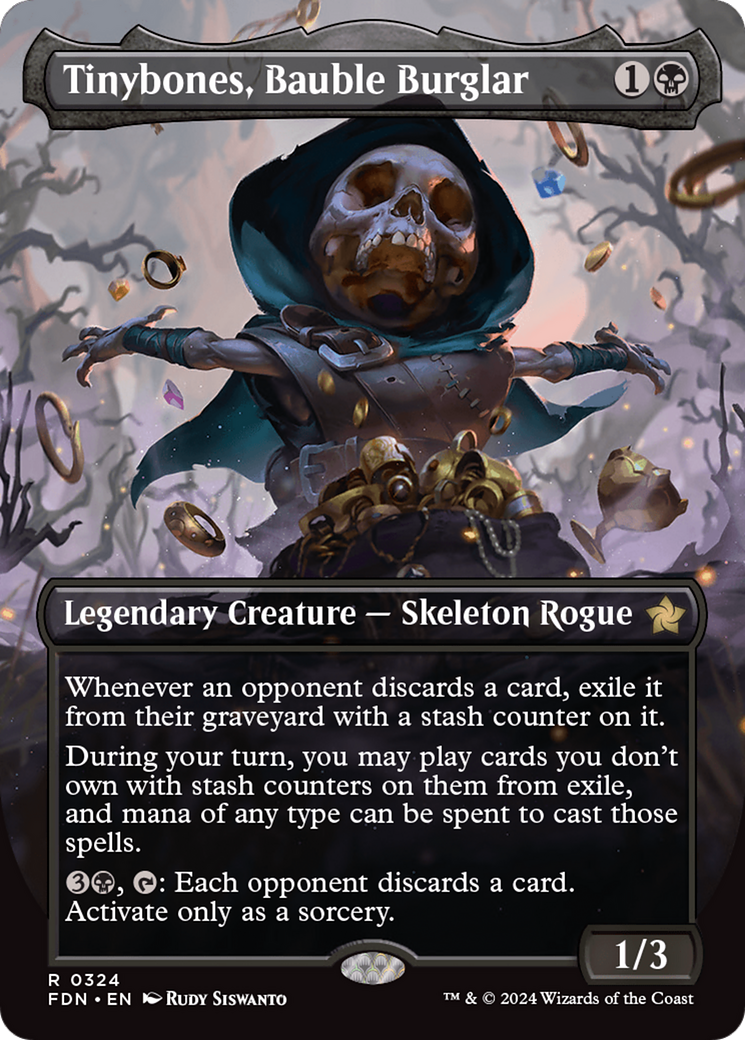 Tinybones, Bauble Burglar (Borderless) (324) Foil - Foundations