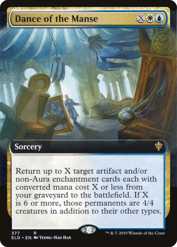 Dance of the Manse (Extended Art) (377) - Throne of Eldraine Foil