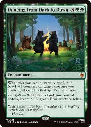 Dancing from Dark to Dawn (123) Foil - The Hobbit