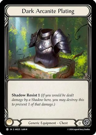 Dark Arcanite Plating (IAR225) Cold Foil - Usurp the Shadow Throne