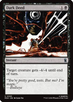 Dark Deed (093) Foil - Marvel Super Heroes