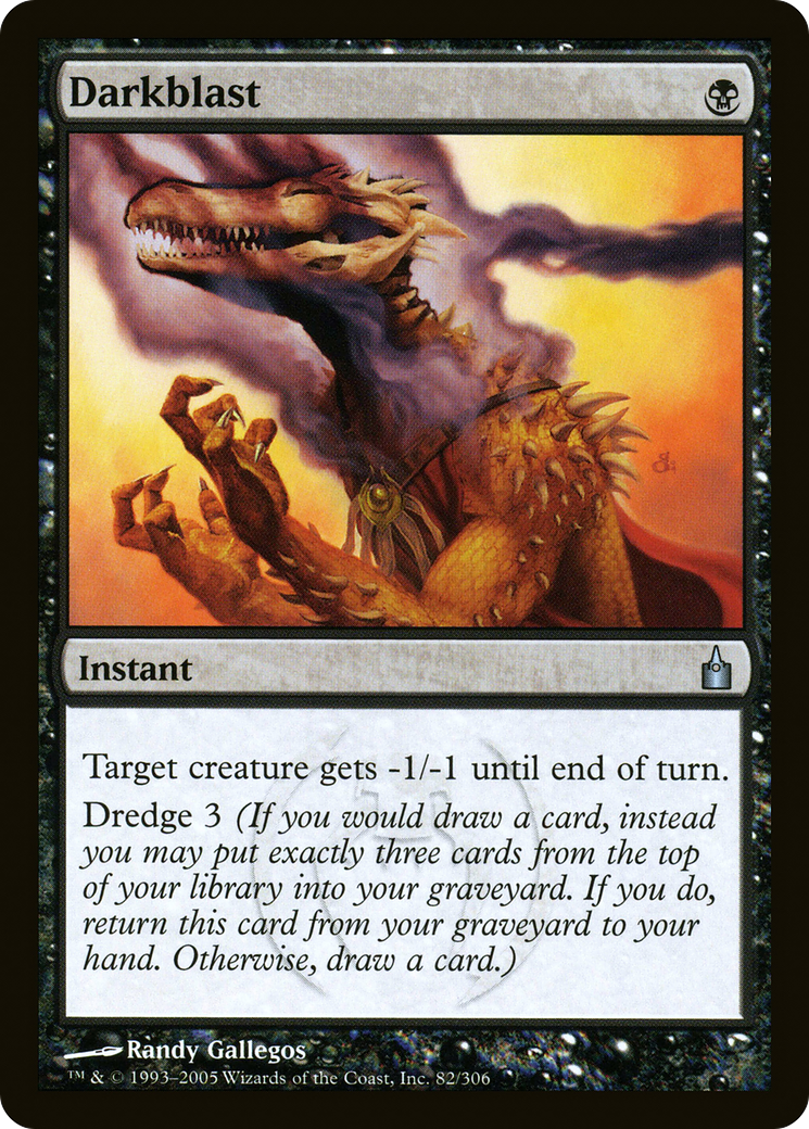 Darkblast (082) Foil - Ravnica: City of Guilds